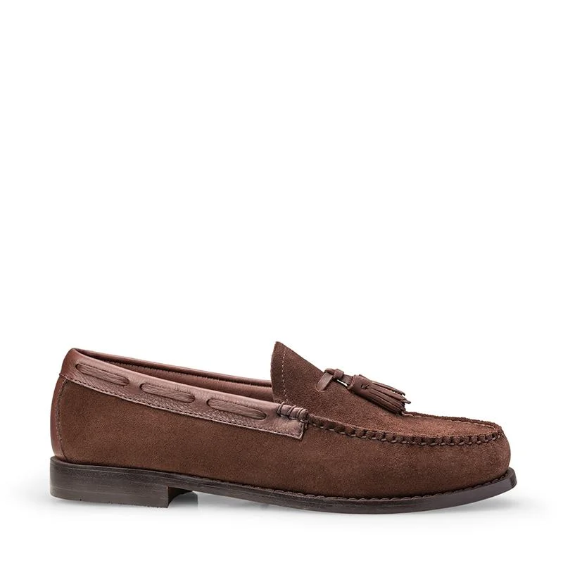 Men's loafers with a tassel front for a classic look Men's loafers with a tassel front for a classic look Weejun Larkin Moc Tassle - Dark Brown Suede Men's loafers with a tassel front for a classic look Men's loafers with a tassel front for a classic look Weejun Larkin Moc Tassle - Dark Brown Suede