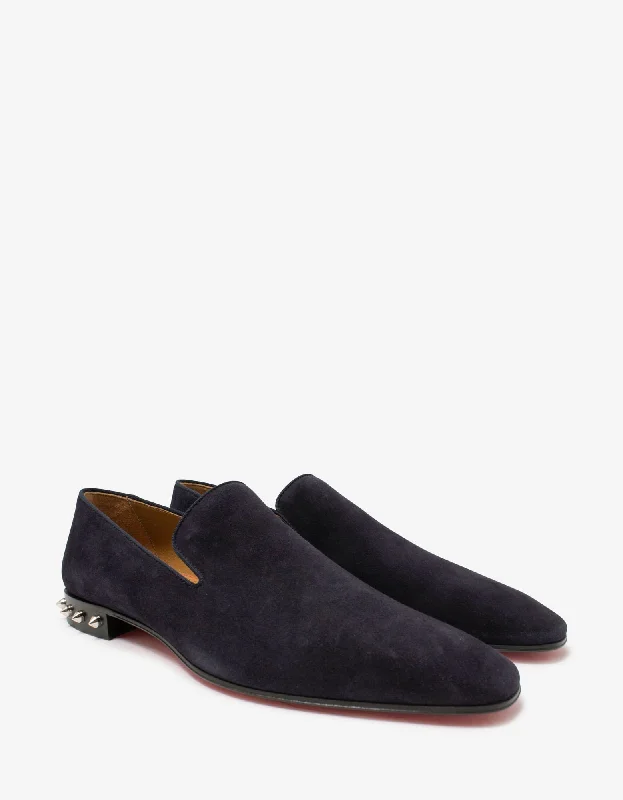 Men's loafers with a perforated leather upper for ventilation Men's loafers with a perforated leather upper for ventilation Christian Louboutin Marquees Ocean Blue Suede Leather Loafers Men's loafers with a perforated leather upper for ventilation Men's loafers with a perforated leather upper for ventilation Christian Louboutin Marquees Ocean Blue Suede Leather Loafers
