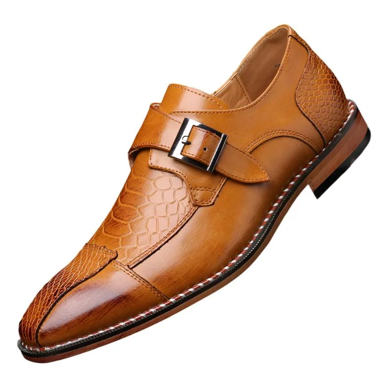 Men's loafers with a pointed toe for a stylish appearance Men's loafers with a pointed toe for a stylish appearance Single Buckle - Men's Monkstrap Leather Dress shoes Men's loafers with a pointed toe for a stylish appearance Men's loafers with a pointed toe for a stylish appearance Single Buckle - Men's Monkstrap Leather Dress shoes