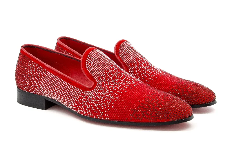 Men's loafers with a tassel front for a classic look Men's loafers with a tassel front for a classic look The Mandana Diamond Loafers - Red Men's loafers with a tassel front for a classic look Men's loafers with a tassel front for a classic look The Mandana Diamond Loafers - Red