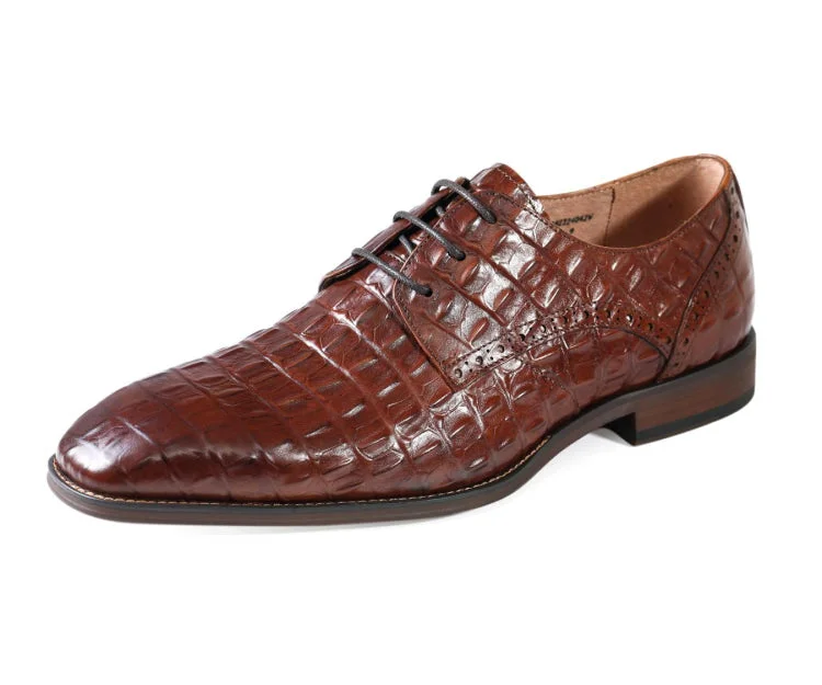 Men's formal shoes with a contrast stitching detail Men's formal shoes with a contrast stitching detail AG1623 Cognac Men's formal shoes with a contrast stitching detail Men's formal shoes with a contrast stitching detail AG1623 Cognac