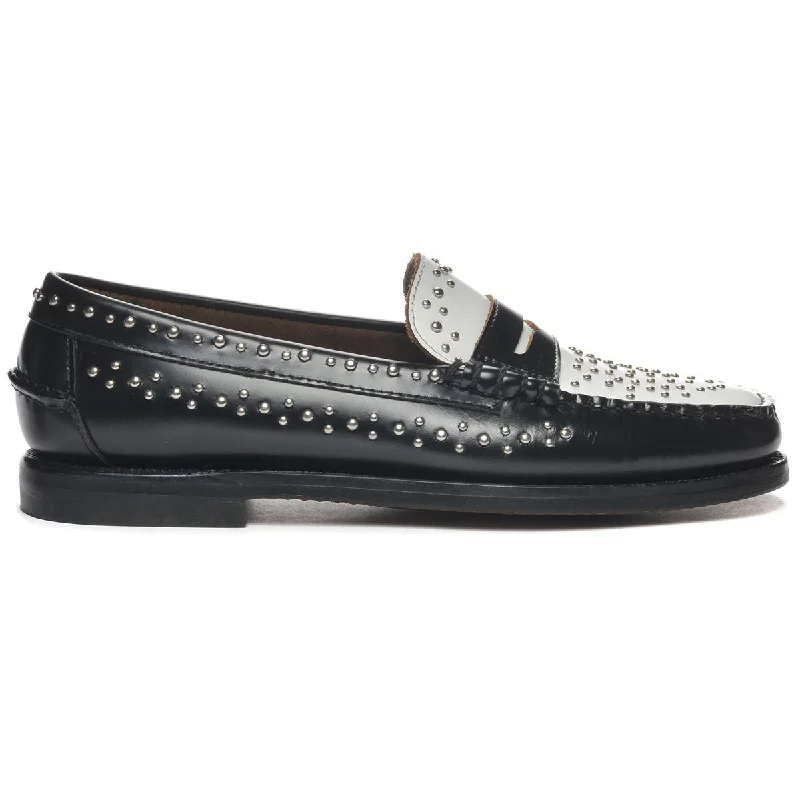 Men's loafers with a removable insole for cleaning Men's loafers with a removable insole for cleaning Dan Studs - Black & White Men's loafers with a removable insole for cleaning Men's loafers with a removable insole for cleaning Dan Studs - Black & White