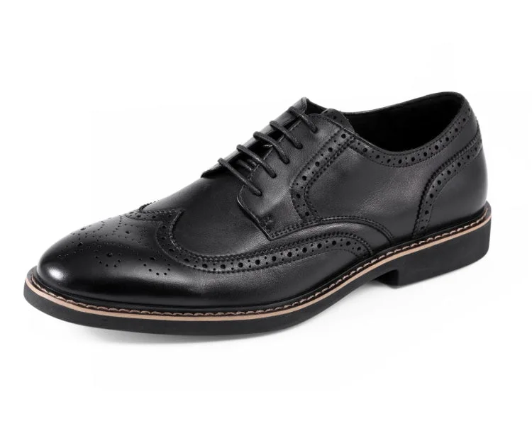Men's formal shoes with a contrast stitching detail Men's formal shoes with a contrast stitching detail AG1784 Black Men's formal shoes with a contrast stitching detail Men's formal shoes with a contrast stitching detail AG1784 Black