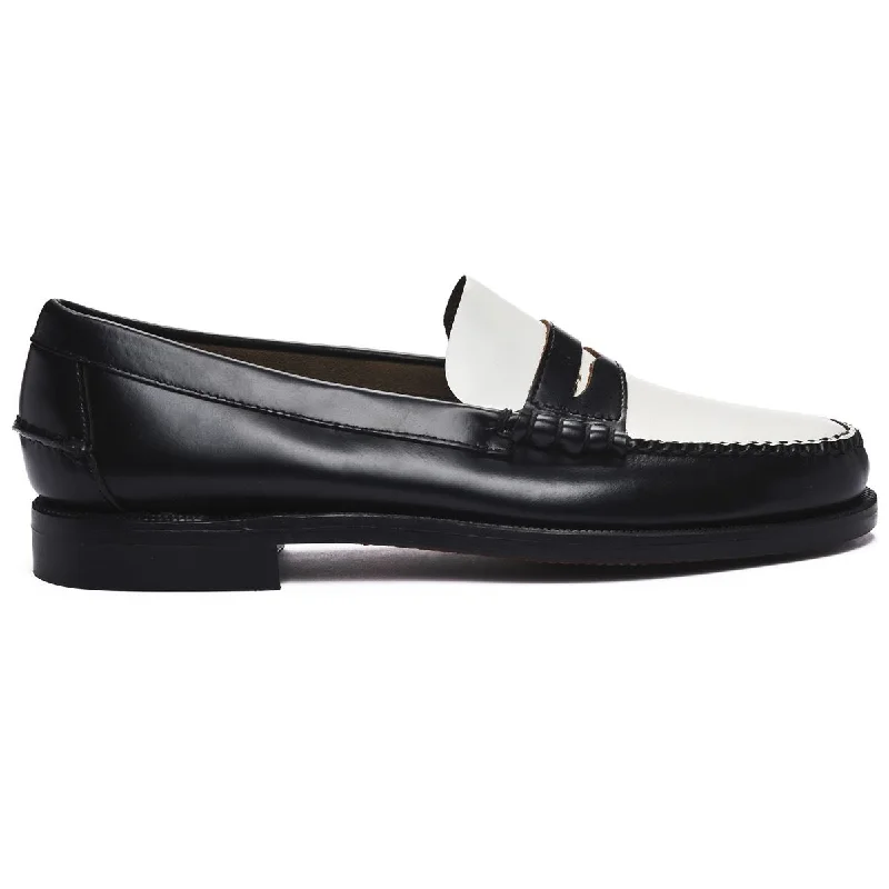 Men's leather loafers with a penny slot Men's leather loafers with a penny slot Classic Dan - Black & White Men's leather loafers with a penny slot Men's leather loafers with a penny slot Classic Dan - Black & White