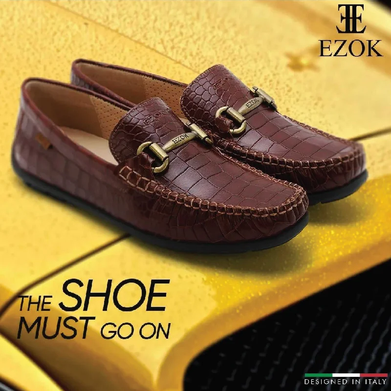 Men's loafers with a perforated leather upper for ventilation Men's loafers with a perforated leather upper for ventilation Ezok Men Brown Moccasin Driving Leather Carlo Loafers Men's loafers with a perforated leather upper for ventilation Men's loafers with a perforated leather upper for ventilation Ezok Men Brown Moccasin Driving Leather Carlo Loafers