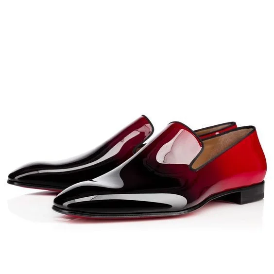 Men's loafers with a low - heeled design Men's loafers with a low - heeled design Rossi LUXX5 - Red Bottom sole Dandelion Leather Loafers Men's loafers with a low - heeled design Men's loafers with a low - heeled design Rossi LUXX5 - Red Bottom sole Dandelion Leather Loafers