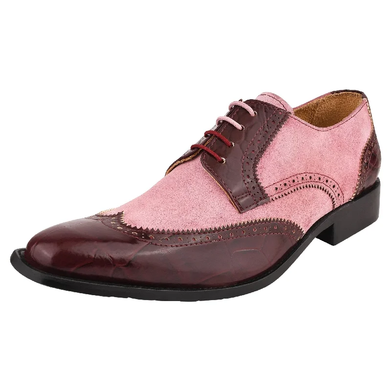 Men's formal shoes with a buckle closure Men's formal shoes with a buckle closure Macon Leather and Suede Crocodile Printed Oxford Dress Shoes Men's formal shoes with a buckle closure Men's formal shoes with a buckle closure Macon Leather and Suede Crocodile Printed Oxford Dress Shoes