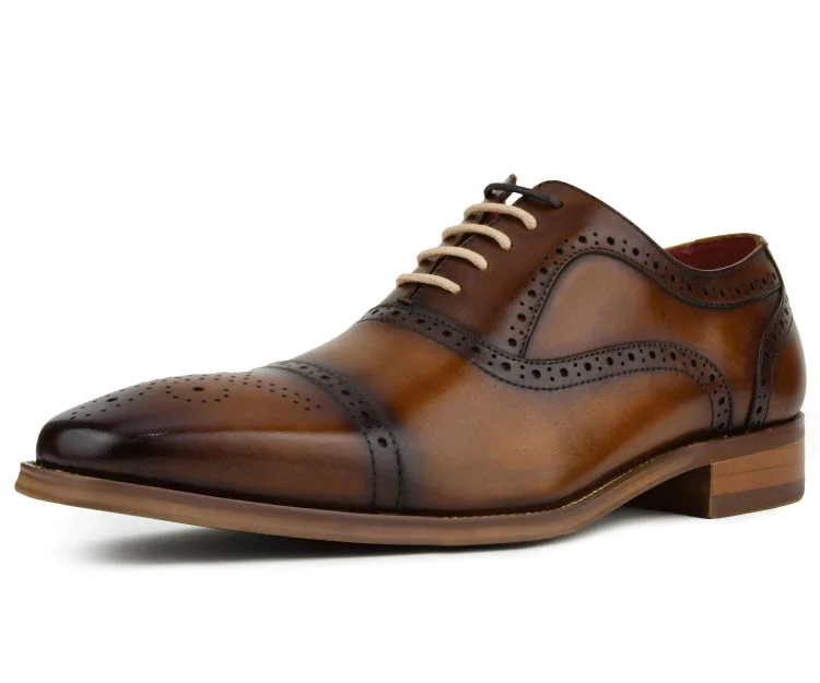 Men's formal shoes with a contrast stitching detail Men's formal shoes with a contrast stitching detail AG114 Tan Men's formal shoes with a contrast stitching detail Men's formal shoes with a contrast stitching detail AG114 Tan