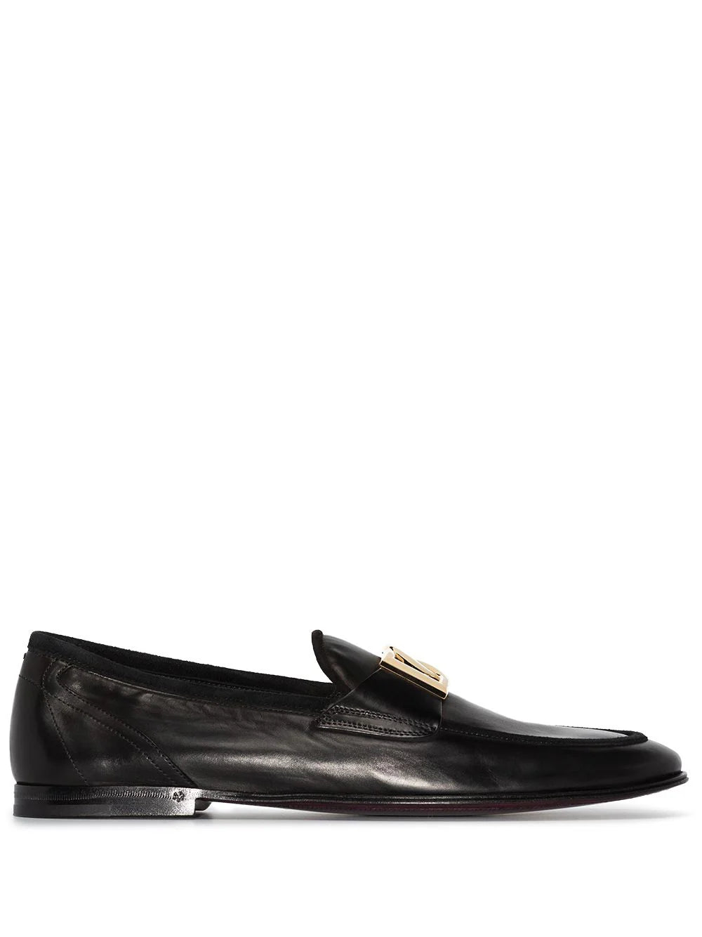 Men's loafers with a moc - toe design Men's loafers with a moc - toe design Interlocking Dg-Plaque Leather Loafers Men's loafers with a moc - toe design Men's loafers with a moc - toe design Interlocking Dg-Plaque Leather Loafers