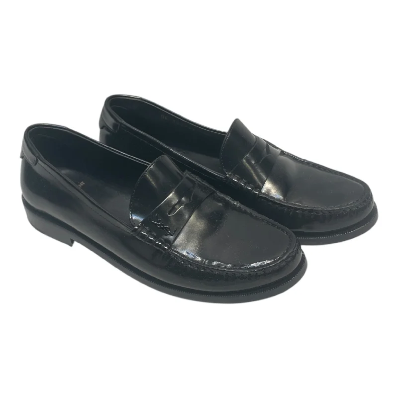 Men's leather loafers with a penny slot Men's leather loafers with a penny slot SAINT LAURENT/Loafers/US 8.5/Leather/BLK/ Men's leather loafers with a penny slot Men's leather loafers with a penny slot SAINT LAURENT/Loafers/US 8.5/Leather/BLK/