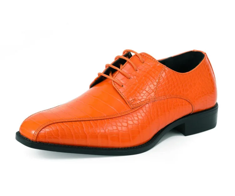 Men's formal shoes with a leather lining for breathability Men's formal shoes with a leather lining for breathability Harvey Orange