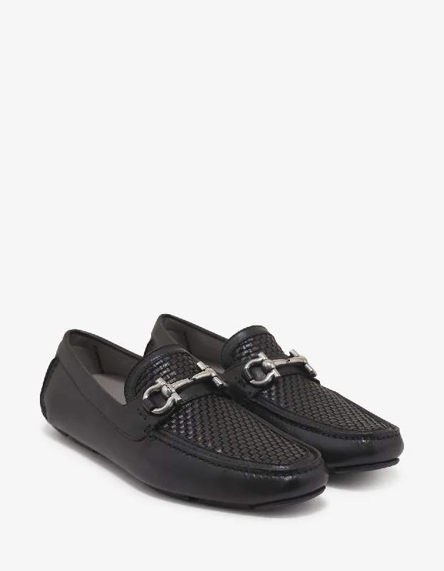 Men's loafers with a moc - toe design Men's loafers with a moc - toe design Salvatore Ferragamo Black Parigi Basket Weave Driving Shoes Men's loafers with a moc - toe design Men's loafers with a moc - toe design Salvatore Ferragamo Black Parigi Basket Weave Driving Shoes