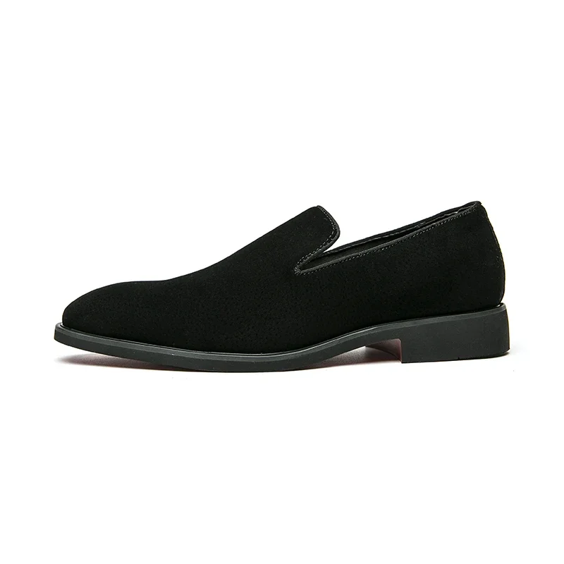 Men's loafers with a low - heeled design Men's loafers with a low - heeled design The Rossi S - Red Bottom Classic Suede Leather Loafers Men's loafers with a low - heeled design Men's loafers with a low - heeled design The Rossi S - Red Bottom Classic Suede Leather Loafers