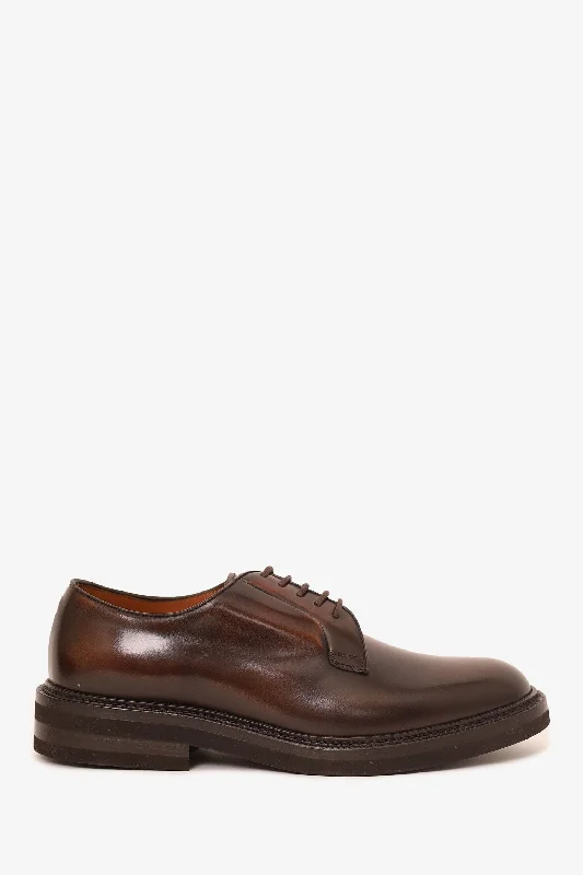 Men's loafers with a cushioned footbed Men's loafers with a cushioned footbed Brunello Cucinelli Brown Leather Lace-Up Derbies Size 41 Mens Men's loafers with a cushioned footbed Men's loafers with a cushioned footbed Brunello Cucinelli Brown Leather Lace-Up Derbies Size 41 Mens