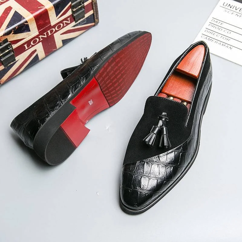 Men's loafers with a tassel front for a classic look Men's loafers with a tassel front for a classic look il lussone 3 - Red bottom tassel italian style loafers for men Men's loafers with a tassel front for a classic look Men's loafers with a tassel front for a classic look il lussone 3 - Red bottom tassel italian style loafers for men