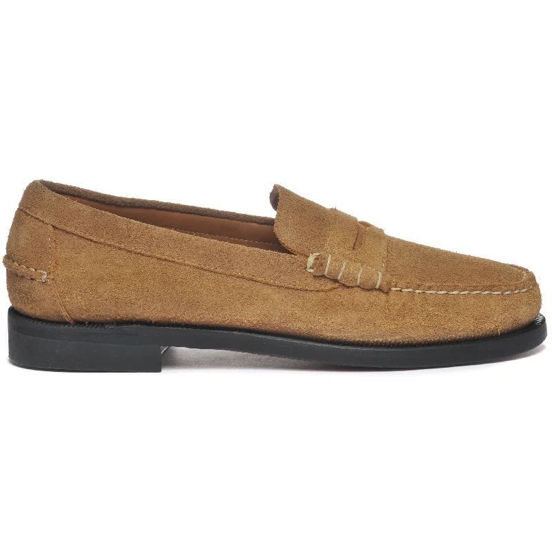Men's loafers with a cushioned footbed Men's loafers with a cushioned footbed Classic Dan Rough Out - Beige Camel