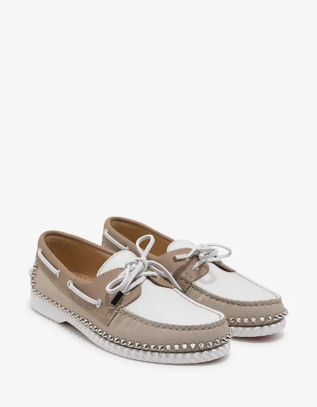 Men's loafers with a cushioned footbed Men's loafers with a cushioned footbed Christian Louboutin Steckel Colombe Beige Boat Shoes Men's loafers with a cushioned footbed Men's loafers with a cushioned footbed Christian Louboutin Steckel Colombe Beige Boat Shoes