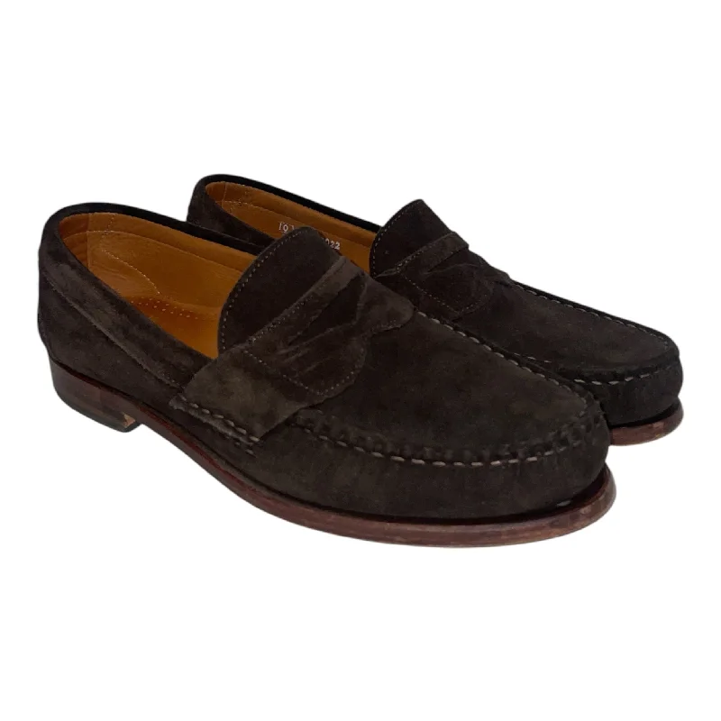 Men's loafers with a perforated leather upper for ventilation Men's loafers with a perforated leather upper for ventilation Allen Edmonds/Loafers/US 10/Suede/BRW/Slip-on/ Men's loafers with a perforated leather upper for ventilation Men's loafers with a perforated leather upper for ventilation Allen Edmonds/Loafers/US 10/Suede/BRW/Slip-on/