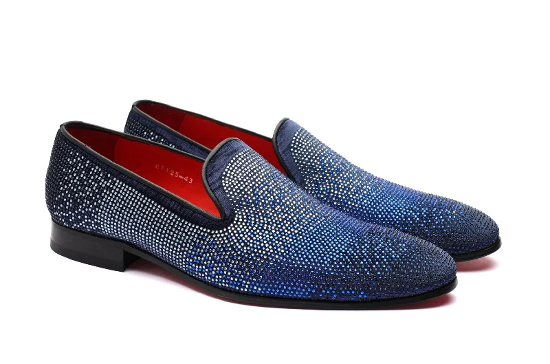 Men's loafers with a tassel front for a classic look Men's loafers with a tassel front for a classic look The Mandana Diamond Loafers - Blue Men's loafers with a tassel front for a classic look Men's loafers with a tassel front for a classic look The Mandana Diamond Loafers - Blue
