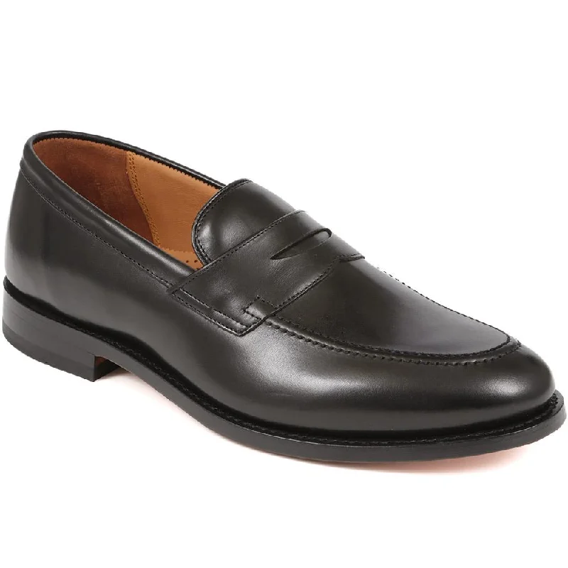 Men's loafers with a low - heeled design Men's loafers with a low - heeled design Barcelona Leather Loafers - BARCELONA2 / 324 404
