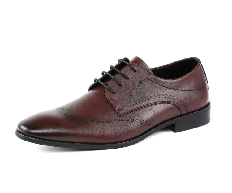 Men's formal shoes with a leather lining for breathability Men's formal shoes with a leather lining for breathability Rui Burgundy Men's formal shoes with a leather lining for breathability Men's formal shoes with a leather lining for breathability Rui Burgundy