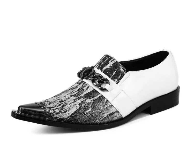 Men's formal shoes with a buckle closure Men's formal shoes with a buckle closure Nevil White Men's formal shoes with a buckle closure Men's formal shoes with a buckle closure Nevil White