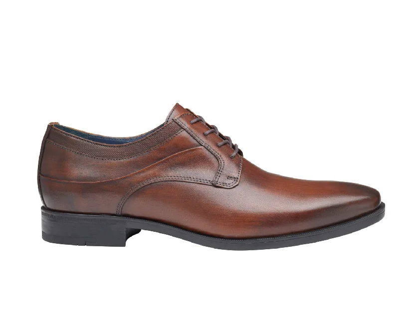Men's formal shoes with a leather sole and heel Men's formal shoes with a leather sole and heel Johnston & Murphy Gibbons Plain Toe Mahogany Men's formal shoes with a leather sole and heel Men's formal shoes with a leather sole and heel Johnston & Murphy Gibbons Plain Toe Mahogany